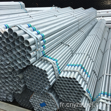 ASTM A53 GR B Pipe en acier galvanisé